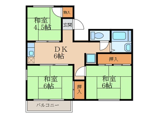 コ－ポ嶋田の物件間取画像